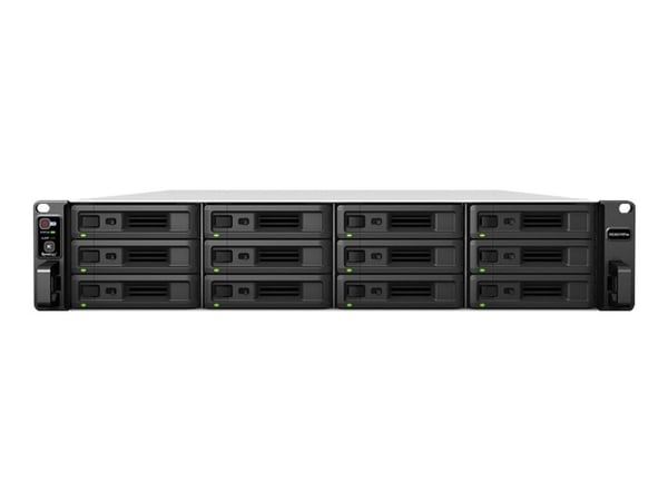 Synology RackStation RS3621RPxs - NAS-server - 12 brønner - kan monteres i rack - SATA 6Gb/s - RAID 0, 1, 5, 6, 10, JBOD, RAID F1, 1 aktiv reserved...