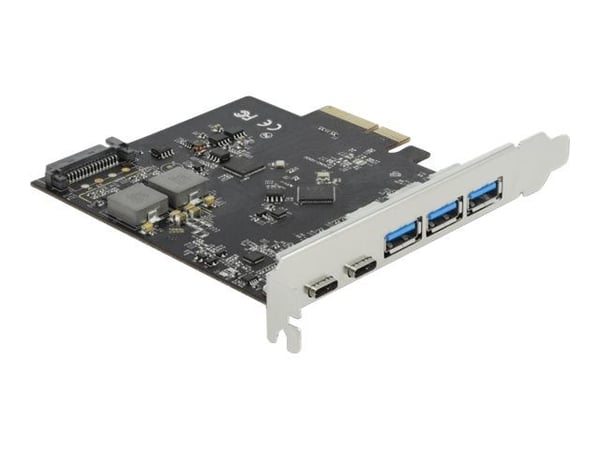Delock - USB-adapter - PCIe 3.0 x4 - USB-C 3.2 Gen 2 x 2 + USB 3.2 Gen 2 x 3