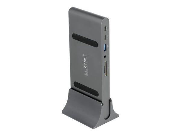 Delock USB Type-C DP 1.4 Docking Station Triple 4K Display - Dokkingstasjon - USB-C 3.2 Gen 1 / Thunderbolt 3 - HDMI, 2 x DP - 1GbE