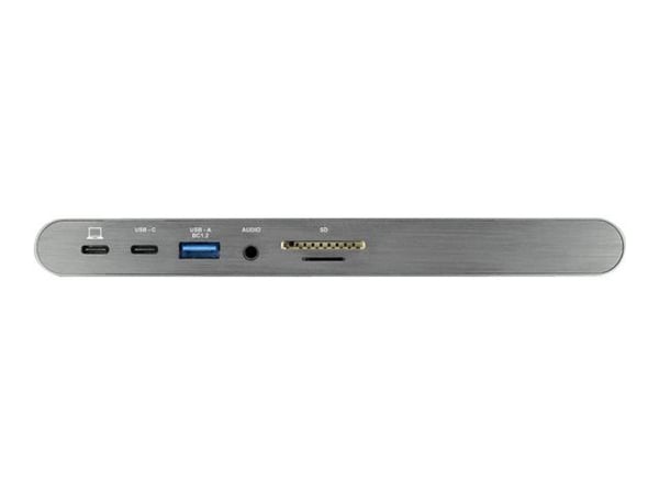 Delock USB Type-C DP 1.4 Docking Station Triple 4K Display - Dockningsstation - USB-C 3.2 Gen 1 / Thunderbolt 3 - HDMI, 2 x DP - 1GbE