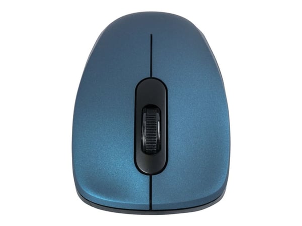 ModeCom MC-WM10S - Mus - optisk - trådløs - 2.4 GHz - USB trådløs mottaker - blå