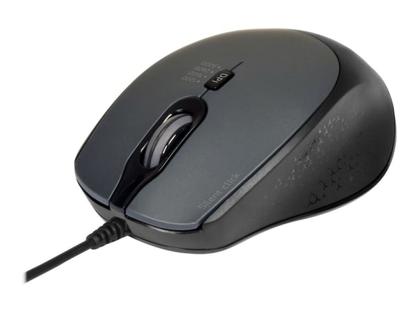 PORT Connect Professional SILENT - Mus - høyre- og venstrehåndet - optisk - 3 knapper - kablet - USB, USB-C - svart PORT Connect Professional SILENT - Mus - høyre- og venstrehåndet - optisk - 3 knapper - kablet - USB, USB-C - svart