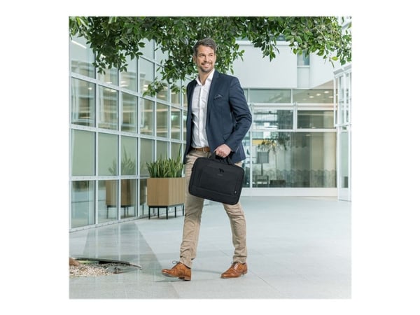 DICOTA Eco Top Traveller BASE - Notebook-väska - 15" - 17.3" - svart