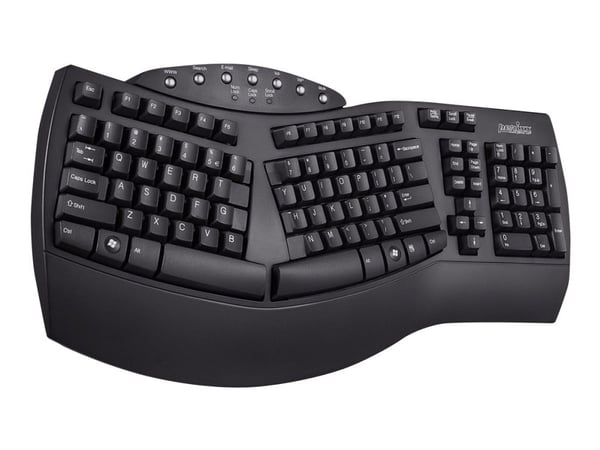 Perixx PERIBOARD-512 Classic - Tastatur - USB - USA - svart