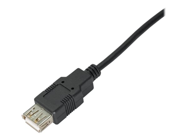 Akyga AK-USB-19 - USB-kabel - USB (hann) til USB (hunn) - USB 2.0 - 3 m - svart