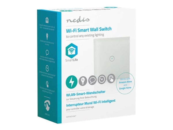 Nedis WIFIWS20WT, Langaton, Wi-Fi, Valkoinen, 2 kanavaa, 150 W, 2412 - 2462 MHz