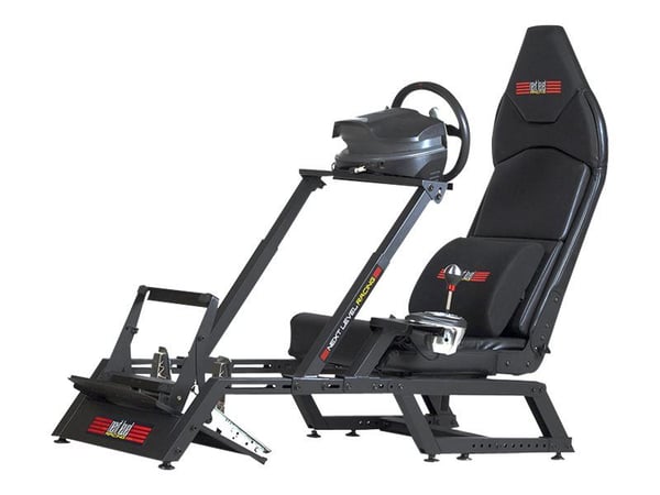 Next Level Racing F-GT - Kappløpsimulatorcockpit - matt svart
