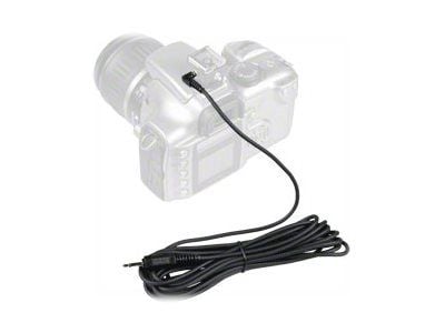 Walimex - Kabel för blixtsynkronisering - power DC jack hane till minimonojack hane - 4.2 m