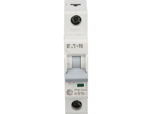 Eaton Miniature circuit breaker 1P B 16A 6kA AC xPole Home HN-B16/1 194821