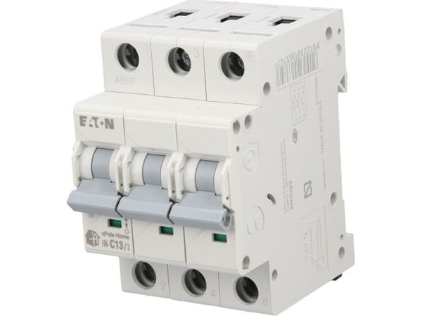 Eaton automatsäkring 3P C 13A 6kA AC xPole Home HN-C13/3 194890
