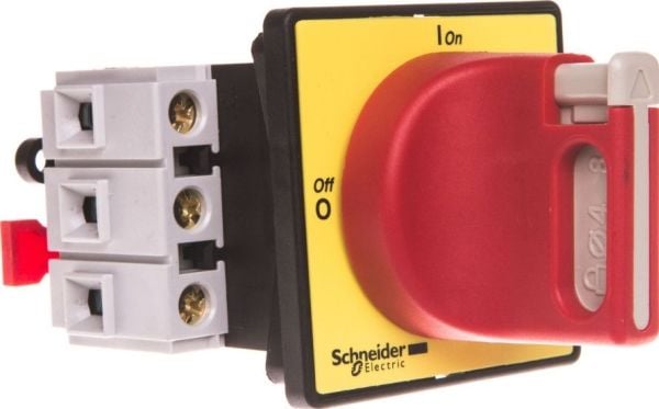 Säkerhetsavbryder VCF-02 12A 3 röd/gul