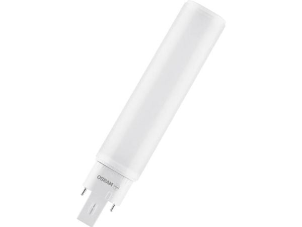 OSRAM DULUX - LED-lyspære - form: tubulær - mattslipt finish - G24q-3 - 10 W (ekvivalent 26 W) - klasse F - varmt hvitt lys - 3000 K