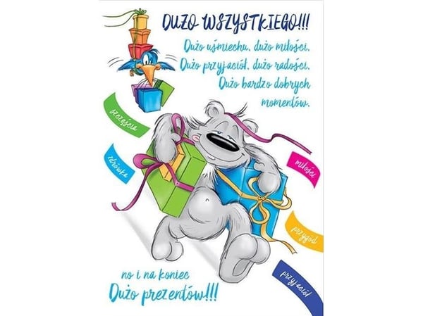 Stamp gratulasjonskort Happy B6 + konvolutt mønster nr. 11 Stamp gratulasjonskort Happy B6 + konvolutt mønster nr. 11