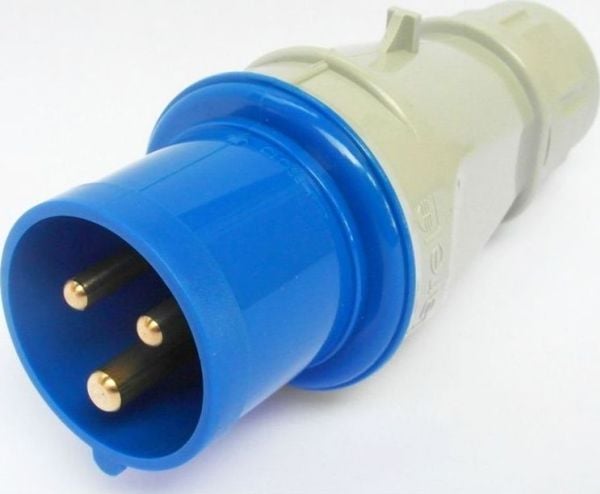 Tarel Kannettava eristyspistoke 16A 250V 3P IP44 /kierreliittimet/ 102