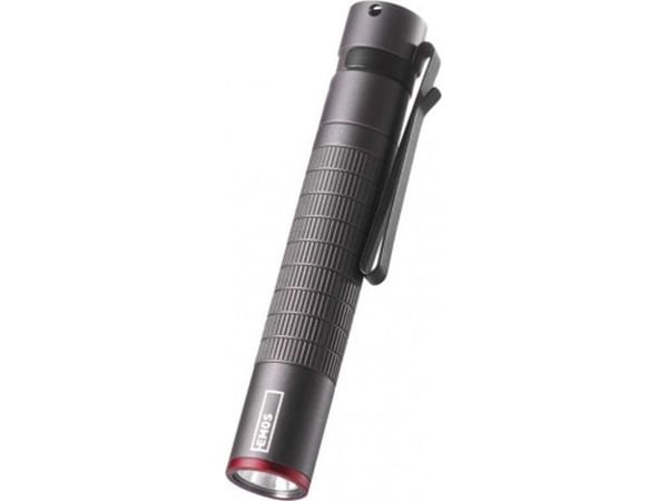 Emos P3150, Käsikokoinen taskulamppu, Harmaa, Metalli, IP65, LED, 100 lm