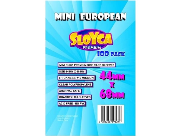 Sloyca Mini European Premium T-skjorter 44x68mm (100 stk)
