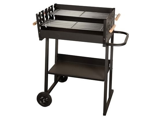 PROFESSIONELL REKTANGULÄR GRILL MED TVÅ GALLER MG651