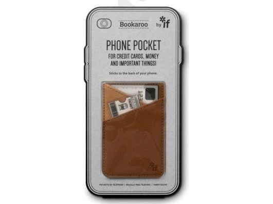 IF Bookaroo Phone pocket - portfel na telefon brąz