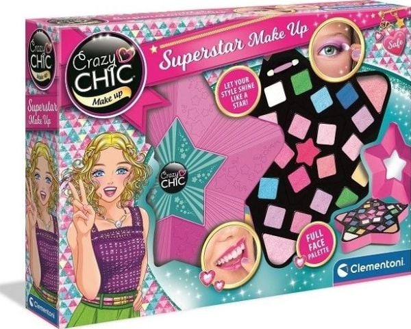 Clementoni Crazy chic Superstar smink 17650