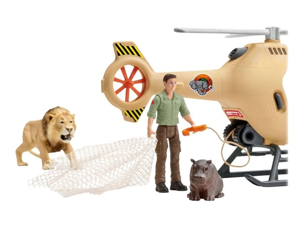 Schleich Wild Life 42476 Animal Rescue Helicopter