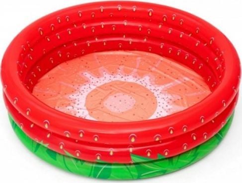 Bestway 51145, Oppblåsbart basseng, 390 l, Rund, 2 år, Sweet strawberry, PVC