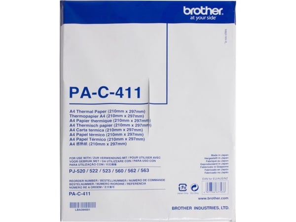 Brother PAC411, A4, Japani, 220 mm, 9 mm, 302 mm, 367 g
