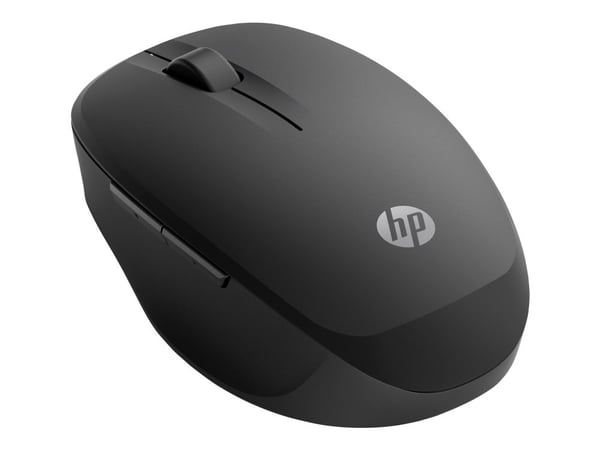 HP Dual Mode - Mus - trådløs - Bluetooth, 2.4 GHz - USB trådløs mottaker - svart - for HP 21, 22, 24, 27; Pavilion 24, 27, 32, TP01