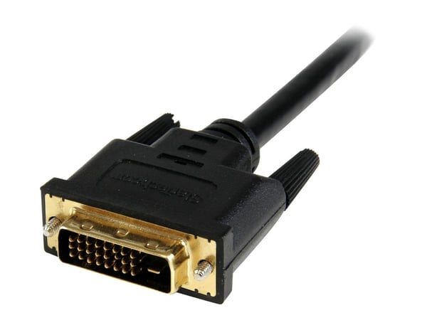 Startech 8in HDMI to DVI-D Video Cable Adapter - HDMI Female to DVI Male - HDMI to DVI Dongle Adapter Cable (HDDVIFM8IN) - Video adapter - HDMI hun...