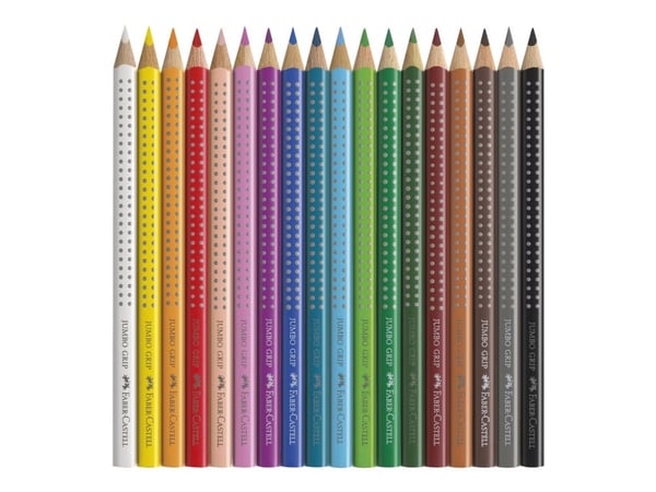 Faber-Castell 110916, Punainen, Metalli, 16 kpl