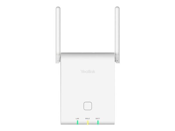 Yealink W90B - Trådløs telefonbasestasjon / VoIP telefonbasestasjon med anrops-ID - DECT\GAP - treveis anropskapasitet - SIP, SIP v2 - multilinjedr...