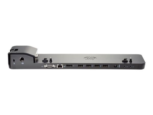 HP UltraSlim Docking Station 2013 - Dokkingstasjon - VGA, 2 x DP - 65 watt - Europa