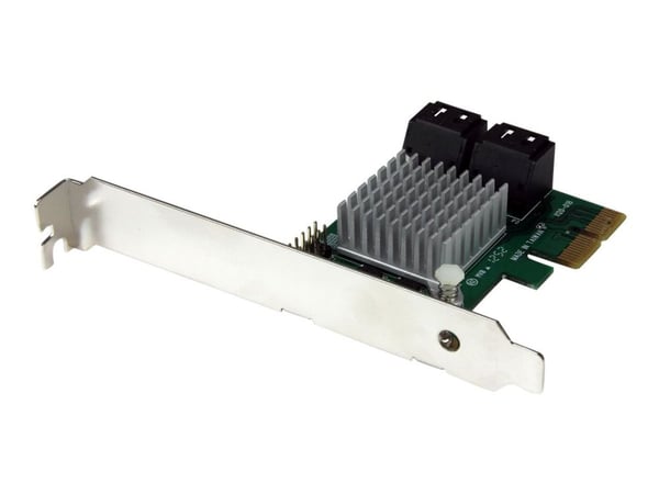 Startech.com 4 Port SATA III RAID-kontroller PCI Express-grensesnittkort RAID med HyperDuo SSD Tiering - Lagringskontroller (RAID) - 4 sendere/kana...