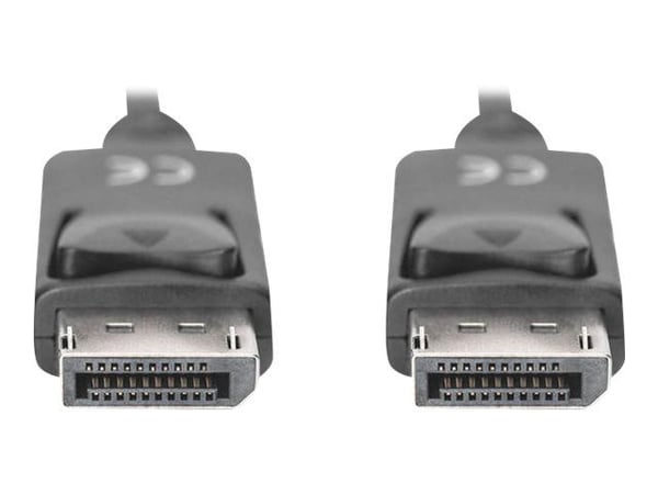 DIGITUS - DisplayPort-kabel - DisplayPort (hann) til DisplayPort (hann) - DisplayPort 1.2 - 3 m - 4K-støtte - svart