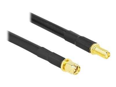 Delock - Forlængerkabel til antenne - SMA stik til SMA hun - 10 m - koaksial - lajittelu