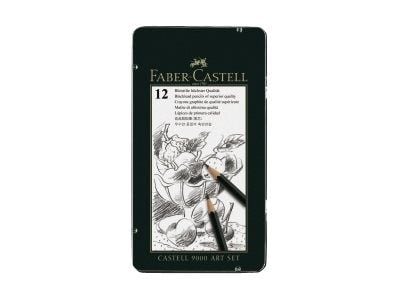 Faber-Castell CASTELL 9000 - Blyant - assortert (en pakke 12)