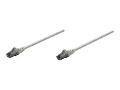 Intellinet Patchkabel RJ45 U/UTP Cat6 7.50m Hebelschutz grau