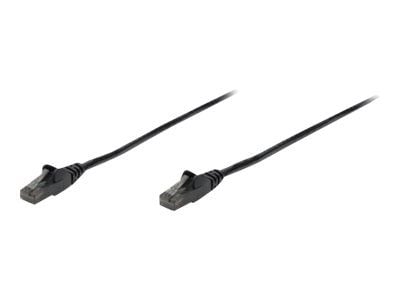 Intellinet Network Patch Cable, Cat6, 3m, Black, CCA, U/UTP, PVC, RJ45, Gold Plated Contacts, Snagless, Booted, Lifetime Warranty, Polybag - Koblin...