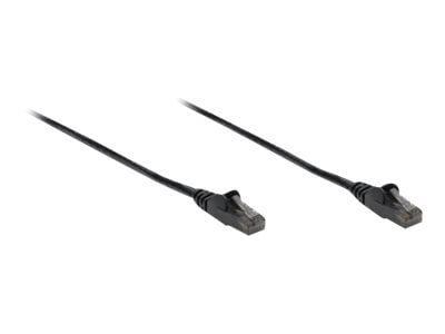 Intellinet Network Patch Cable, Cat6, 3m, Black, CCA, U/UTP, PVC, RJ45, Gold Plated Contacts, Snagless, Booted, Lifetime Warranty, Polybag - Koblin...