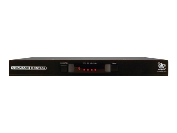 Adder CCS-PRO4 - Tastatur/mus/USB/lydbryter - 4 x tastatur/mus/USB/lyd - 1 lokalbruker - stasjonær