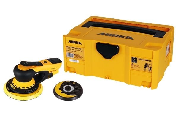 MIRKA DEROS Excentersliber 5650CV 125/Ø:150mm Vacuum - Lev. I plastkasse