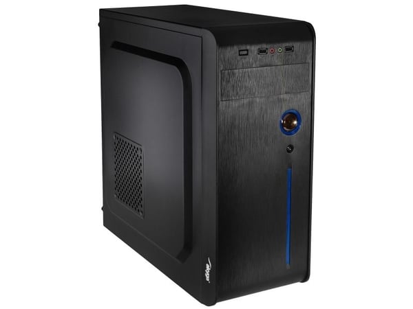 Akyga AK939BL - Tower - ATX - ilman virtalähdettä (ATX) - musta sinisillä liittimillä - USB/Audio-portti