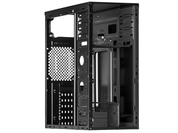 Akyga AK939BL - Tower - ATX - ingen strömförsörjning (ATX) - svart med blå inslag - USB/ljud