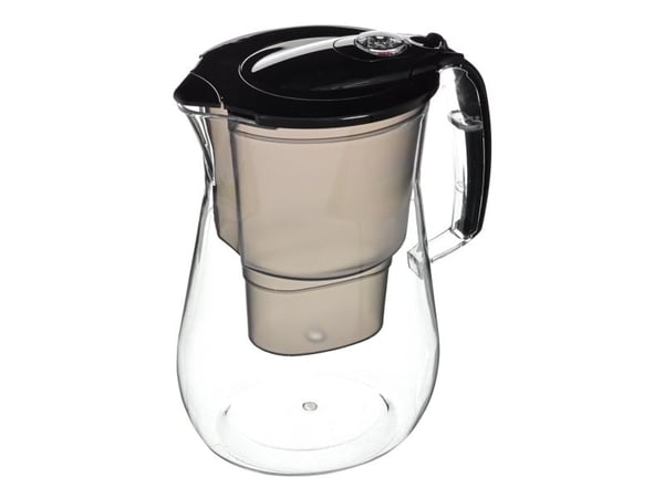 Vannkanne Aquaphor Onyx 4,2 l med tre filtre magnesium B100-25 Maxfor, sort