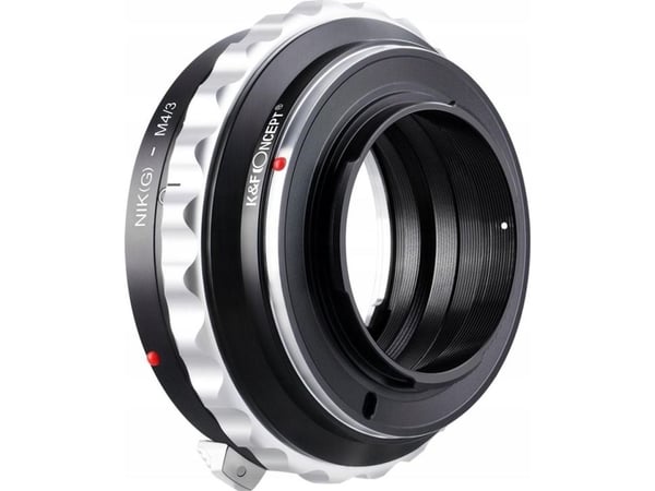 K&F-adapter Olympus/Panasonic Micro 4/3 M4/3 til Nikon G F Ai Ai-s D Af Af-s / Kf06.077