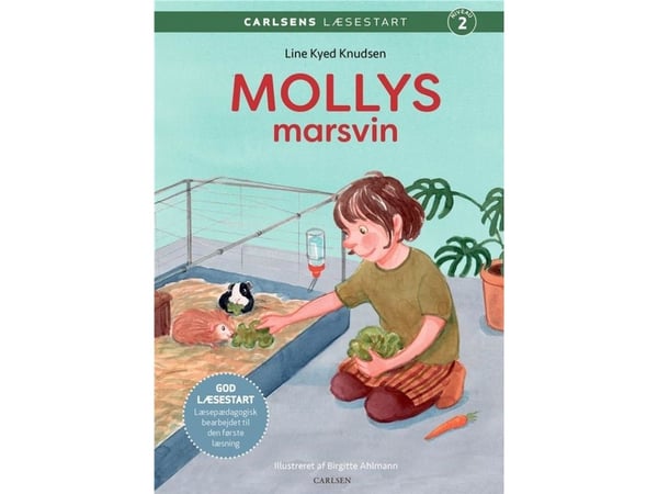 Carlsens Læsestart - Mollys marsvin | Line Kyed Knudsen