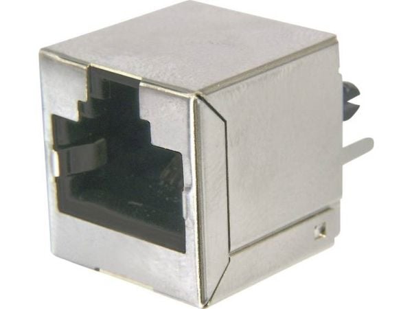 ASSMANN WSW AMJ-188-10101-CAT6 Modulär stick, RJ45, CAT 6 AMJ-188-10101-CAT6 Tilslutning, indbygge lodret Poltal: 8P8C Sølv 1 stk