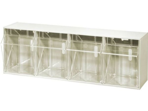 Allit 464421 taitettava kassakaappi VarioPlus ProFlip (B x K x T) 600 x 240 x 200 mm korkea, läpinäkyvä 1 stk 1 stk