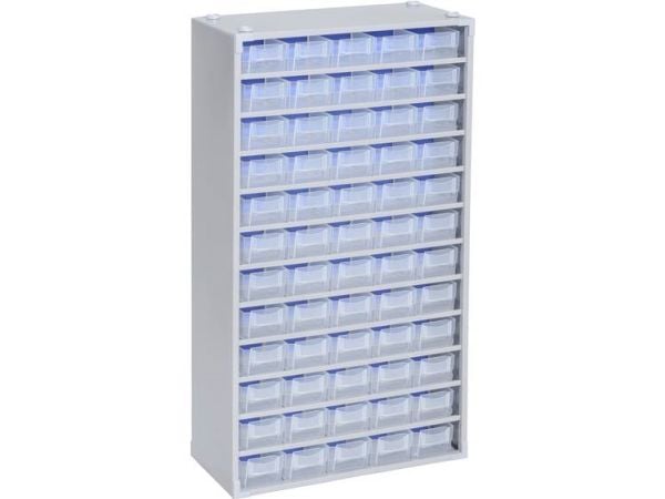 Allit 464830 smådelsmagasin VarioPlus ProM 57/120 (B x H x D) 300 x 565 x 140 mm silver/transparent 1 st (464830)
