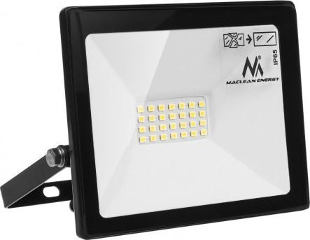 Maclean LED projektør 20 W tynn nøytralhvit 4000 K IP65 MCE520 NW