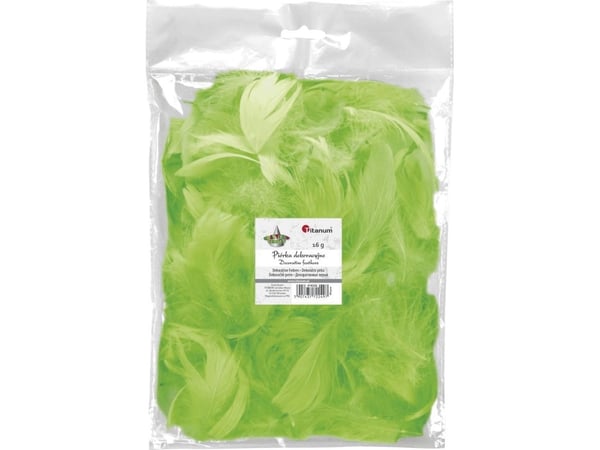 Titanum fjær 16 g lys grønn